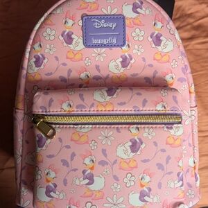 Loungefly Pink and Purple Disney Kids Backpack